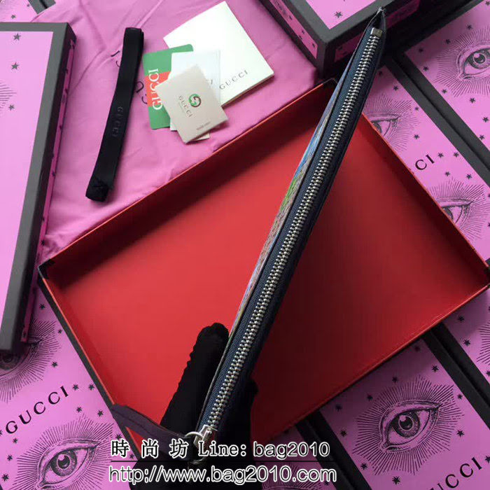 GUCCI古馳 歐洲正品原單 最新款 BIooms印花 拉鏈錢袋 411416 蘭花 WTG1567